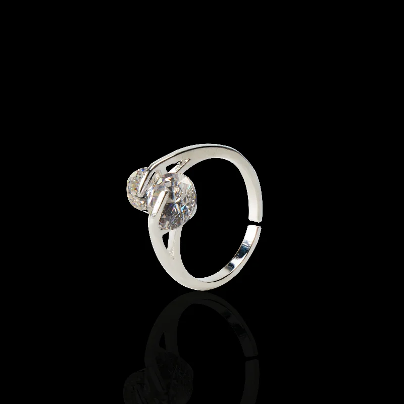 Women’s classic ring-Nipura Zircon Gemini Ring