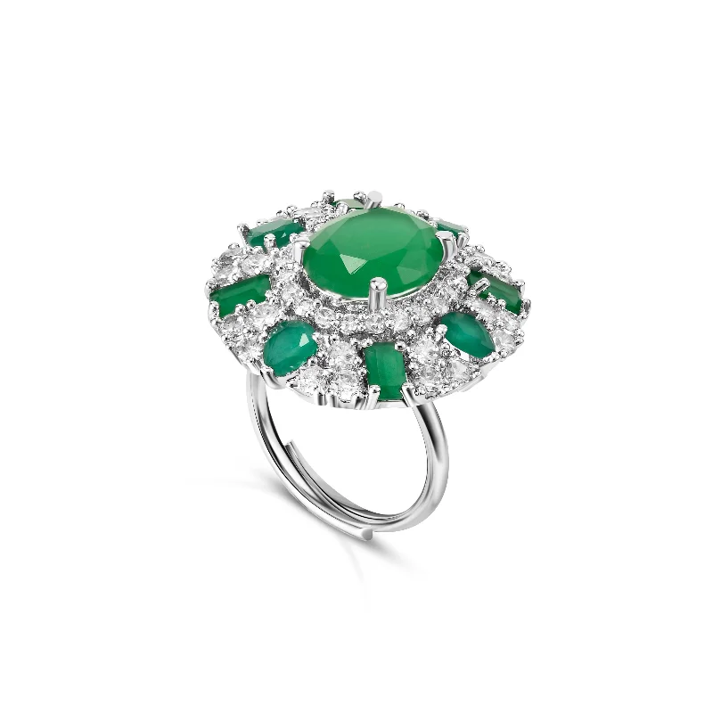 Women’s zircon ring-Nipura Isle of Blessed