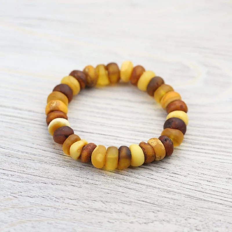 Women’s gemstone bangle-Amazing Baltic Amber Bracelet