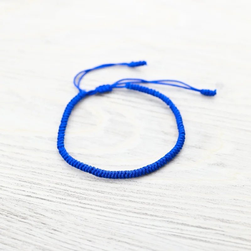 Women’s eco-friendly bracelet-Tibetan Traditions Blue Knotted Bracelet