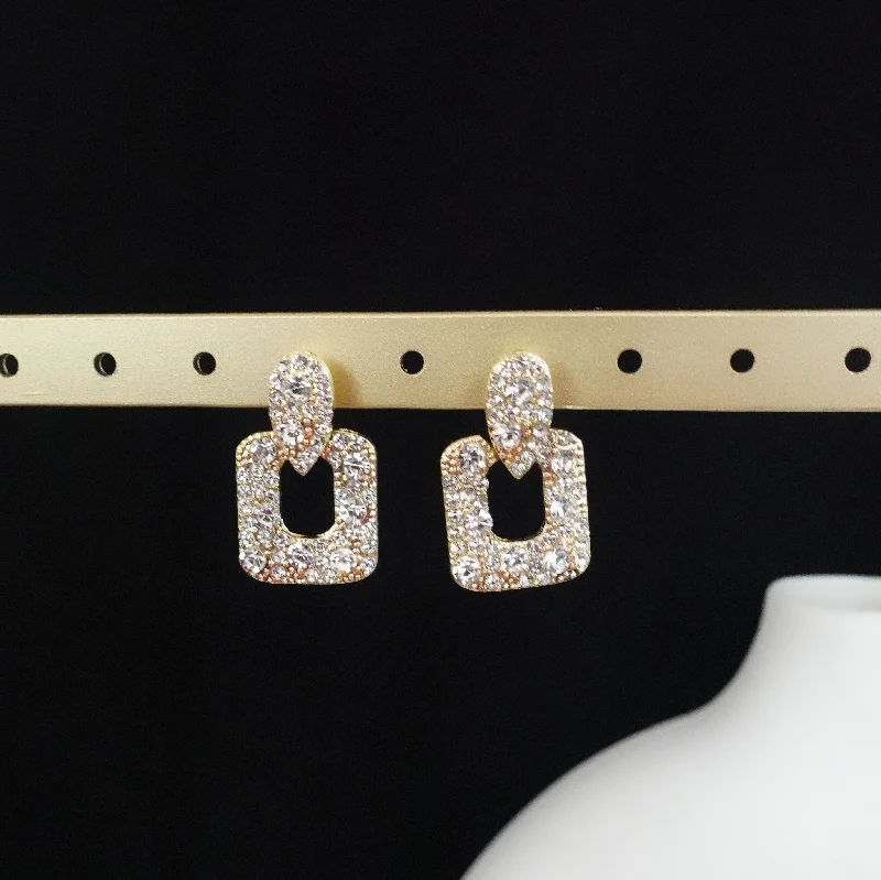 Women’s classic earrings-Crystal Drop Earrings