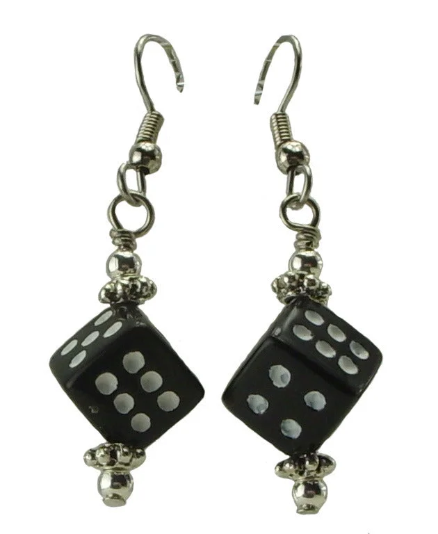 Women’s elegant stud earrings-Dice Earrings