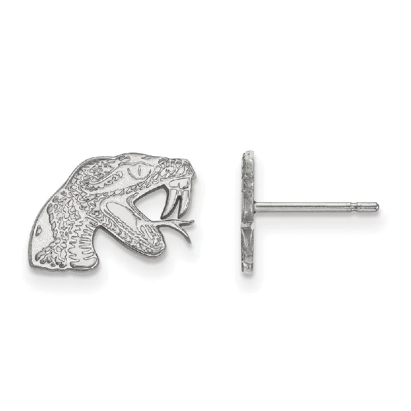 Women’s animal-shaped earrings-14k White Gold Florida A&M University XS (Tiny) Post Earrings