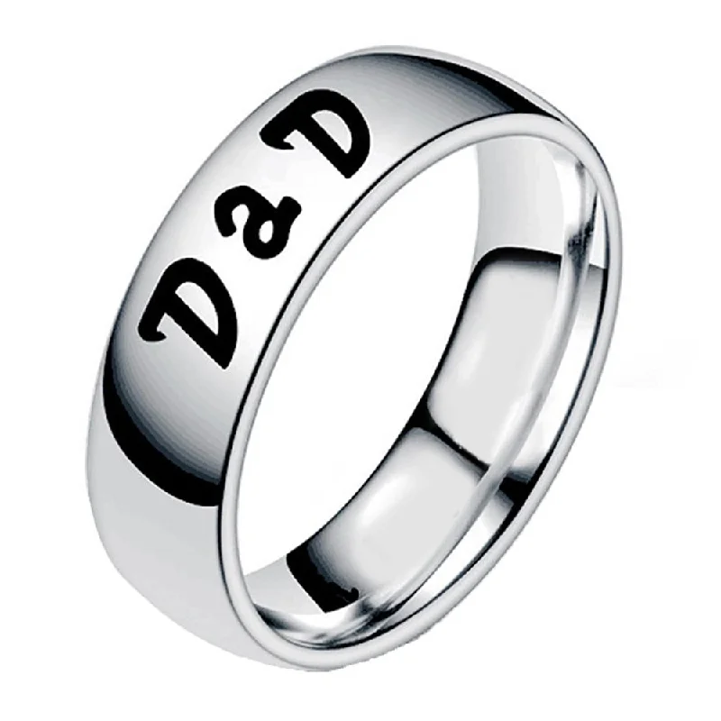 Women’s elegant gold ring-Mahi Rhodium Plated Exclusive Casual Designer Finger Ring For Dad