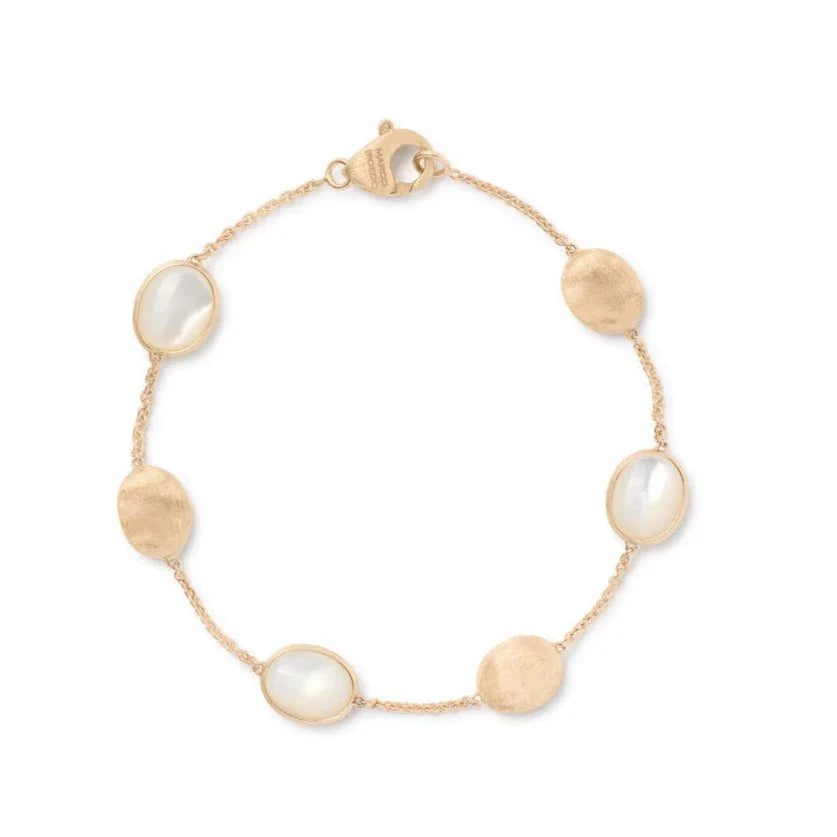 Women’s bridal bracelet-Siviglia Gold and Mother of Pearl Bracelet