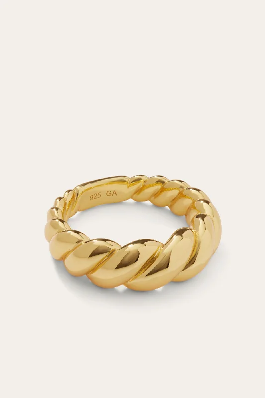 Women’s vintage ring-Speira Icon gold vermeil ring