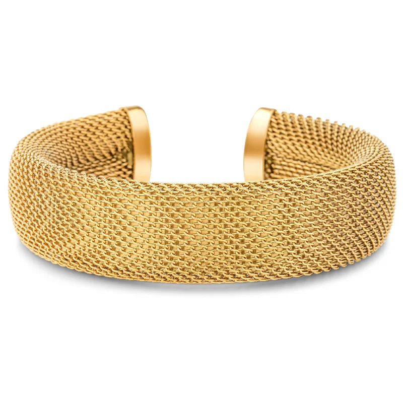 Women’s monogram bracelet-Marley Mesh Cuff Bracelet