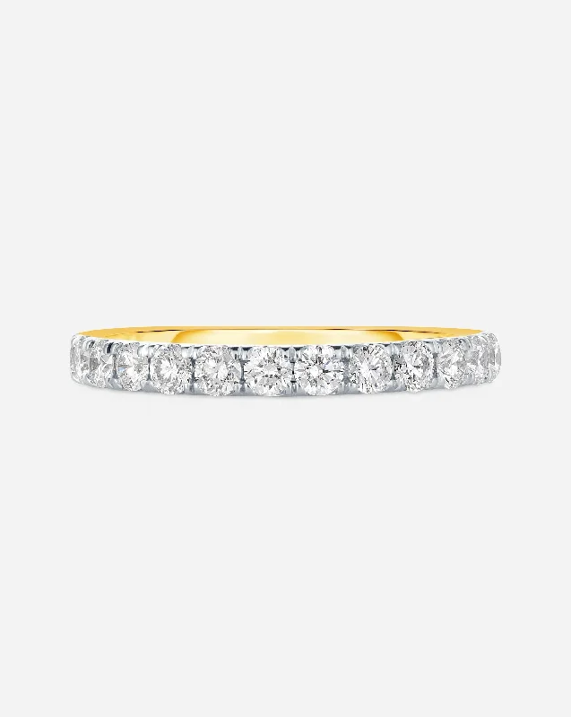 Women’s diamond anniversary ring-2.5 mm Perfect Pavé Diamond Ring