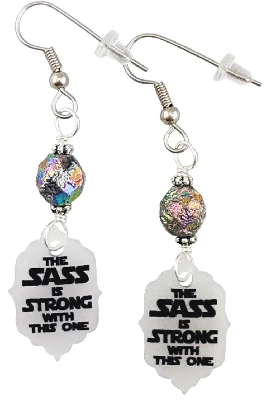 Women’s ear cuffs-The Sass is Strong With This One, Earrings