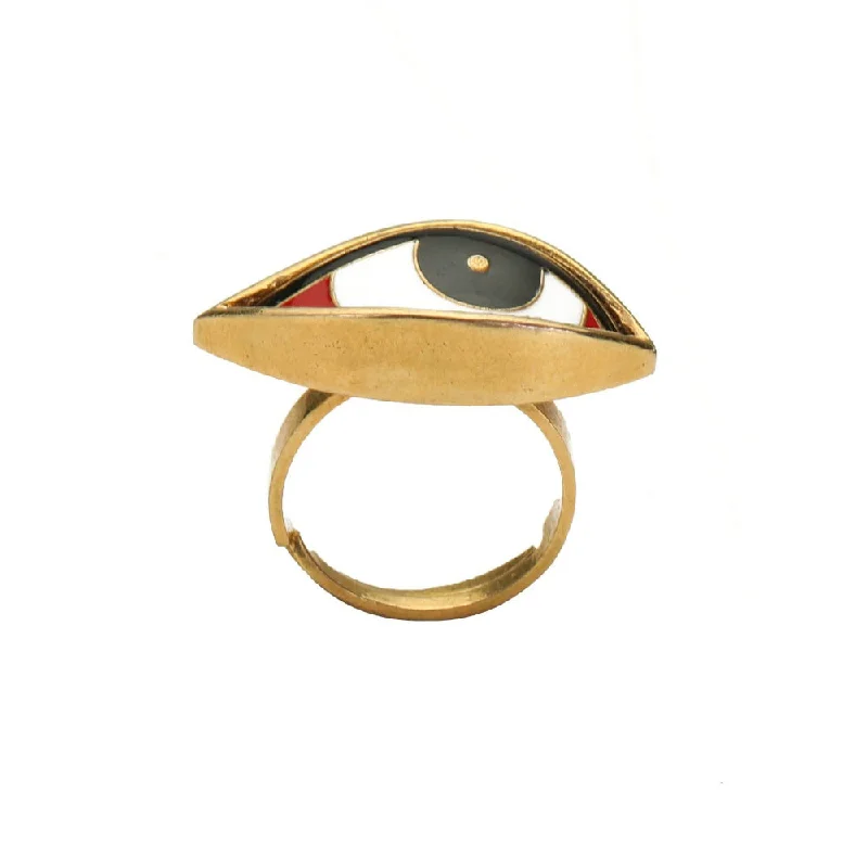 Women’s custom ring-ROMA NARSINGHANI Third Eye Ring