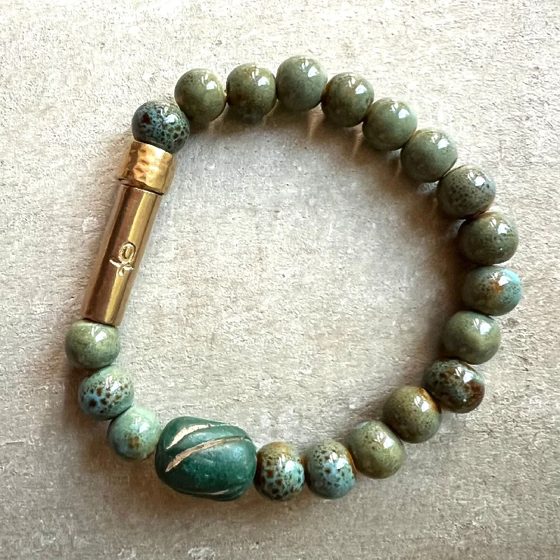 Women’s infinity bracelet-Green Tara Wish Bracelet