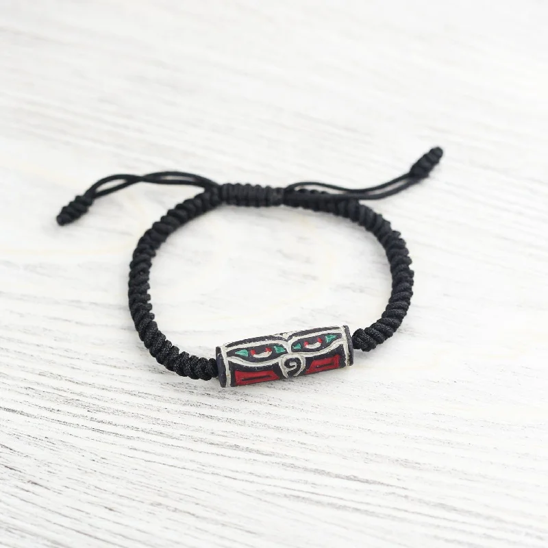 Women’s engraved bangle-Nepal Trekkers Bracelet