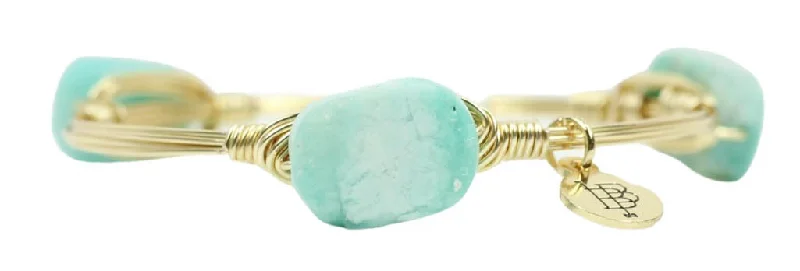 Women’s gemstone bangle-The Edie Bangle Bracelet