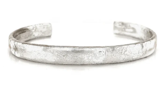 Women’s layered bracelet-Silver Leaf Cuff Bracelet by Evocateur