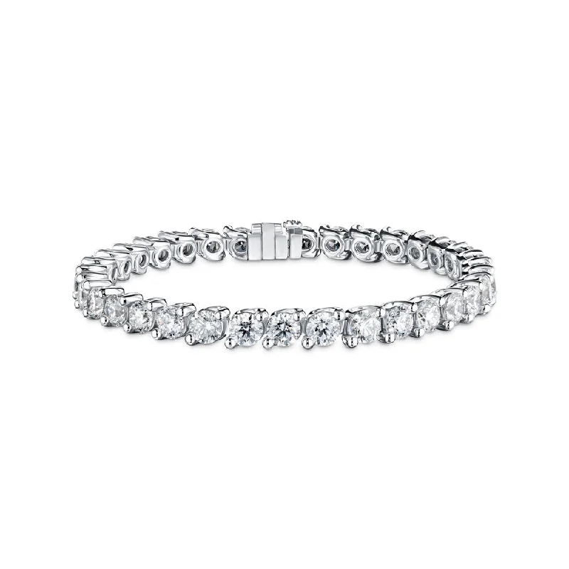 Women’s infinity bracelet-Diamond Line Bracelet (~14ctw)