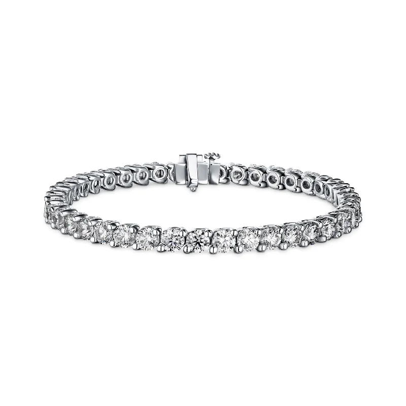 Women’s boho bracelet-Diamond Line Bracelet (10.32ctw)