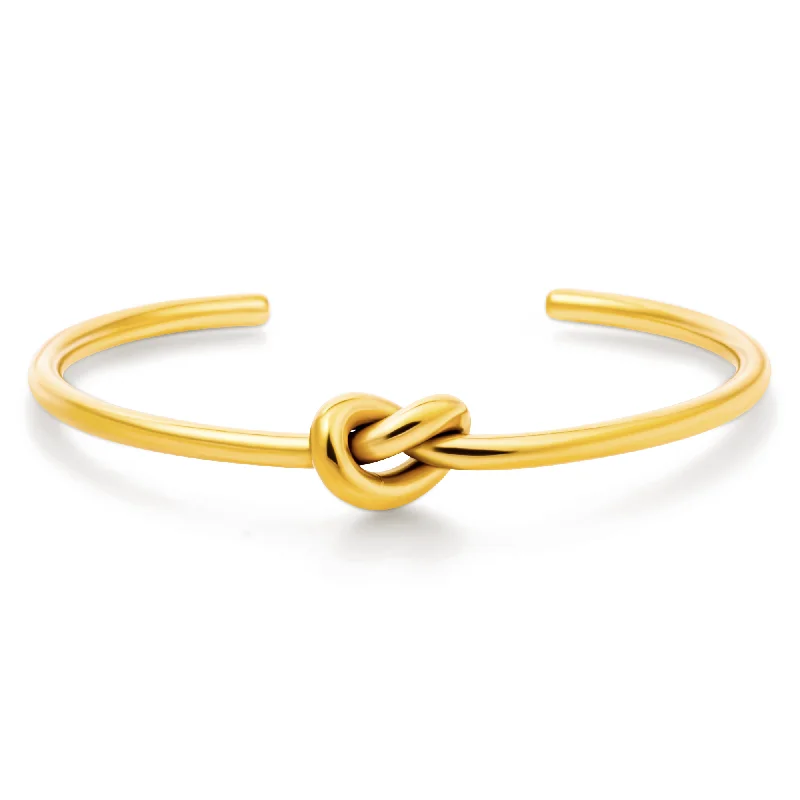 Women’s friendship bracelet-Kai Knotted Cuff Bracelet